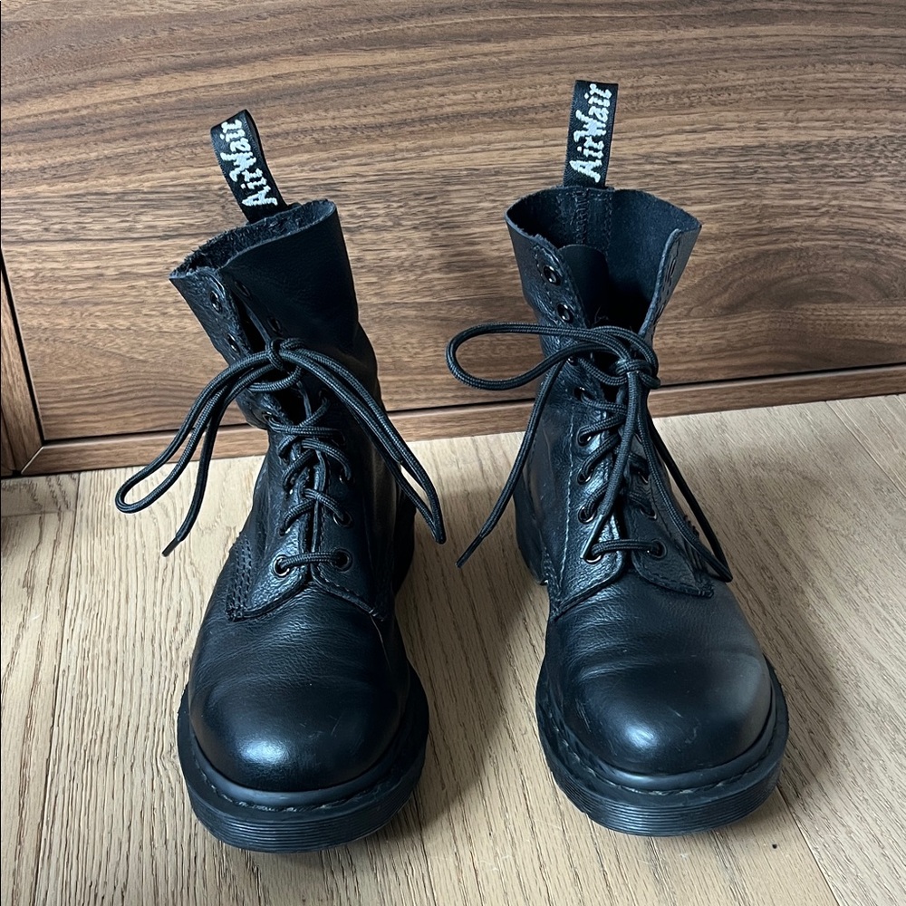 Dr. Martens Black Lace-Up Ankle Boots